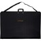Large Artist Portfolio Case with Adjustable Shoulder Strap (Black, 35 x 24 x 1.5 Inches)